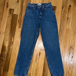 Abercrombie & Fitch Dark Blue Straight Leg Jeans